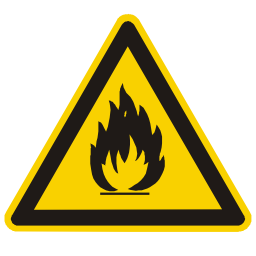 Download free alert triangle information flame icon